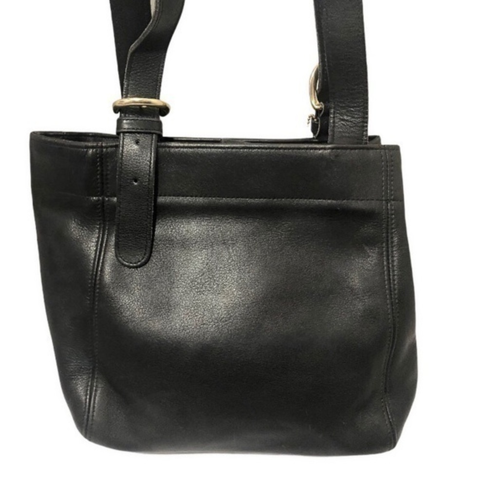 Coach vintage soho black leather waverly tote bag